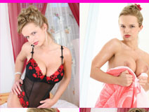 See busty amateur Peach get down and dirty inside Big Titty Amateurs!