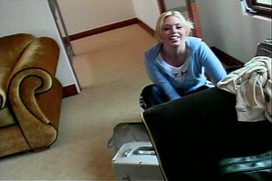 Sluts gets her butthole spank while fuck.