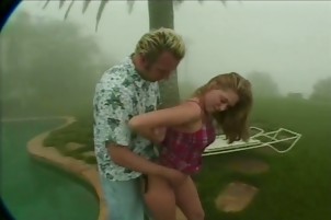 Giggling cherry blond amateur fuck Katie Morgan.