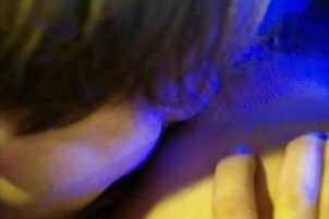 Dark hairy hottie getting fingered and blow cock.