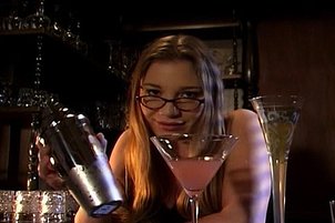 Crazy blond in hardcore gangbang.